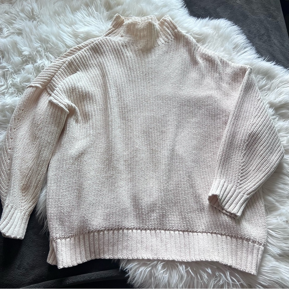 Aerie Oversized Mockneck Sweater